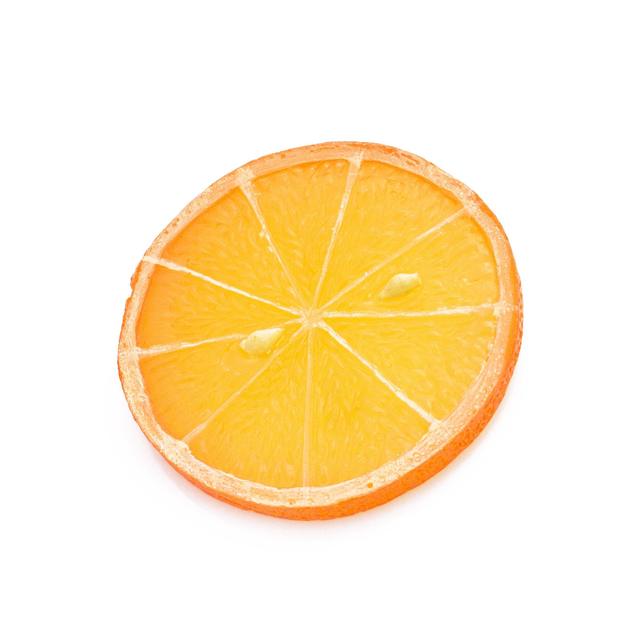 Kunst Orangenscheibe SAPNA, 0,7cm, Ø7cm
