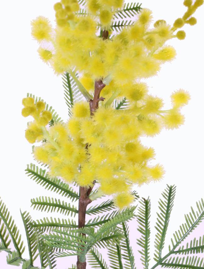 Künstlicher Mimosen Zweig MENSON, gelb, 60cm