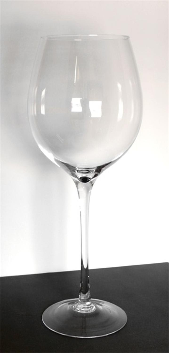 Maxi Weinkelch ROGER EARTH auf Standfuß, Glas, klar, 60cm, Ø23,5cm