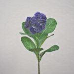 Künstliche Sedum telephium Blüte EILIDH, lila, 30cm, Ø7cm