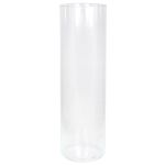 Große Zylinder Vase SANYA OCEAN aus Glas, klar, 50cm, Ø15cm