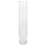 Große Zylinder Vase SANYA OCEAN aus Glas, klar, 50cm, Ø10cm