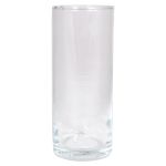 Blumen Zylinder Vase SANYA OCEAN aus Glas, klar, 20cm, Ø8,5cm