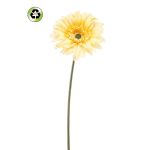 Künstliche Gerbera FRALWE, Eco Collection, hellgelb, 65cm, Ø13cm
