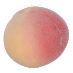 Dekoobst Pfirsich YOLANTHA, gelb-rot, 7,5cm, Ø8cm