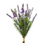 Kunstblumen Strauß Lavendel CURBA, lila, 35cm