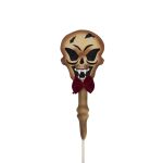 Halloween Dekoration Totenkopf Bodenstecker LUMPY, LEDs, 87cm