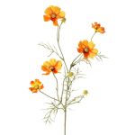 Schmuckkörbchen Zweig künstlich PONGAU, orange, 70cm, Ø5-7cm
