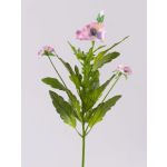 Stiefmütterchen Zweig künstlich SILANA, rosa-violett, 30cm, Ø3-6cm