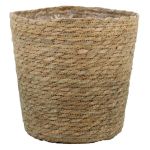 Aufbewahrungs Korb FERMINA, braun, 22cm, Ø22cm