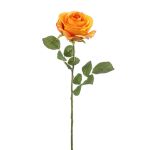 Rose künstlich BRUNETTE, orange, 70cm, Ø11cm