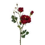 Künstlicher Rosenzweig FRALGO, rot, 65cm