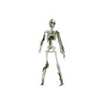 Halloween Deko Figur mini Skelett WENDELIN mit Moos bedeckt, 40cm