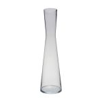 Schlanke Boden Vase SYRMA aus Glas, transparent, 50cm, Ø12cm