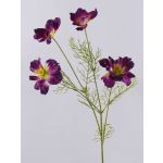 Deko Blumenzweig Schmuckkörbchen PRESTIOSA, violett-grün, 75cm, Ø6-11cm