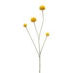 Kunstzweig Trommelstöckchen RILADA, gelb, 70cm