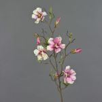 Magnolienzweig künstlich MARGA, rosa-pink, 80cm, Ø7-8cm