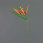 Papageienblume künstlich ALLISSA, orange-violett, 90cm, 17x24cm