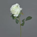 Rose künstlich SIMONY, creme, 45cm, Ø8cm