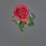 Rose künstlich SIMONY, rot, 45cm, Ø8cm