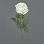 Kunstrose KAILIN, creme, 65cm, Ø9cm