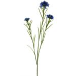 Kunstblumen Zweig Kornblume NAWEN, hellblau, 65cm, Ø3-5,5cm