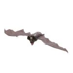 Halloween Dekoration Vampir Fledermaus VAMPY mit schaurigem Lachen / Bewegungsfunktion, LEDs, 90cm