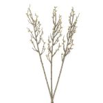 Kunst Feuerdorn Zweig FENNA, Beeren, 3 Stück, glitzer, gold, 85cm