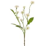 Künstliche Wiesen-Flockenblume HOLLA, weiß, 55cm, Ø3-4cm