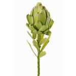 Textil Artischocken Blüte JENBALA, grün, 35cm, Ø7cm