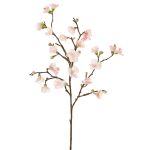 Apfelblütenzweig künstlich SADAKA mit Blüten, hellrosa, 70cm, Ø3-4cm
