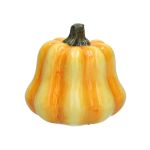 Dekofigur Kürbis KAITLYNN aus Keramik, orange, 10cm, Ø10cm