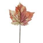 Kunst Blatt Ahorn ELMINU, orange-gelb, 40cm