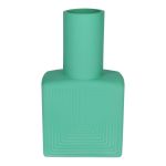 Eckige Vase ORESTINO aus Glas, minze-matt, 13x7,5x22,5cm