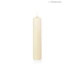 Altarkerze NADEGE aus 100% Ceresin, elfenbein, 60cm, Ø8cm, 256h - Made in Germany