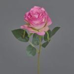 Rose künstlich SIMONY, rosa-pink, 45cm, Ø8cm
