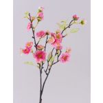 Künstlicher Kirschblütenzweig SOEY mit Blüten, rosa-pink, 45cm, Ø2-4,5cm