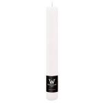 Stabkerze AURORA, weiß, 20cm, Ø3,5cm, 23h - Made in Germany