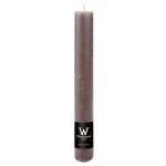 Stabkerze AURORA, beige, 20cm, Ø3,5cm, 23h - Made in Germany