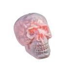 Halloween Dekoration Totenkopf MORTY mit Soundfunktion, LED, 30x23cm