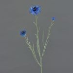 Künstliche Kornblume KELSIE, blau, 65cm, Ø2,5-6cm