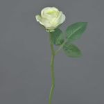 Kunstblume Rose GABI, creme-grün, 30cm, Ø6cm