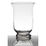 Kerzenhalter ANASTASIYA aus Glas, klar, 20cm, Ø14cm
