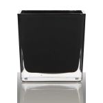 Glaswindlicht KIM EARTH, schwarz, 6x6x6cm