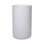 Glasvase Zylinder SANYA EARTH, weiß, 30cm, Ø16cm