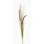 Fuchsschwanzgras künstlich JILL, Steckstab, Rispen, grün-violett, 90cm