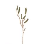 Zylinderputzer Deko Zweig HEMES mit Früchten, grün, 60cm