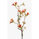 Künstlicher Sieben Söhne des Himmels Zweig MAREN, orange, 50cm, Ø1,5-3cm