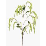 Künstlicher Amaranthus Zweig MAULE mit Blüten, grün, 100cm