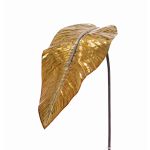 Indisches Blumenrohr Blatt künstlich DEBY, gold, 95cm